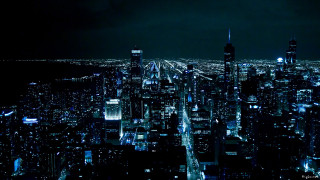 City lights night sky stars 2 - building free wallpaper for desktop