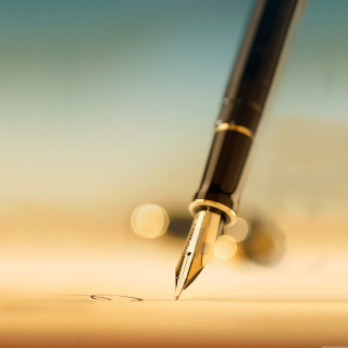 Pen writing paper blurry sky 2 - a piece of paper free wallpaper
