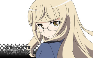 Blonde girl long hair nose - sōsaku hanga free wallpaper