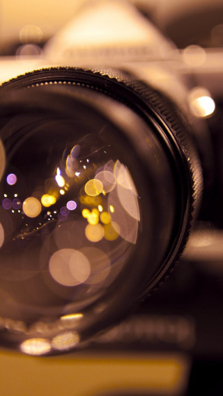 Camera lens blurry background lights 2 - a blurry background free wallpaper