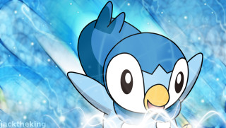 Blue bird snowflakes stars ice - a yellow beak free wallpaper