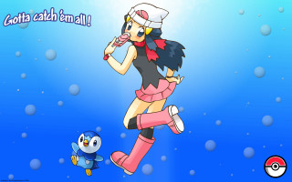 Cartoon character running water pokemon - nearby free wallpaper