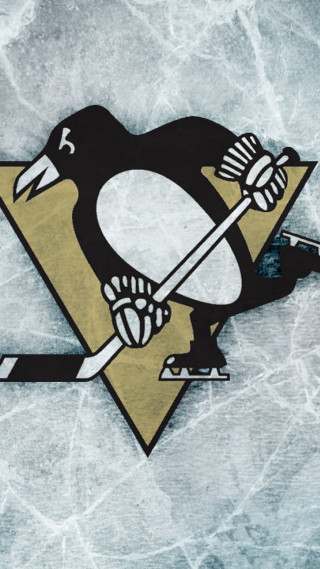 Hockey logo penguin holding stick - the ice free wallpaper