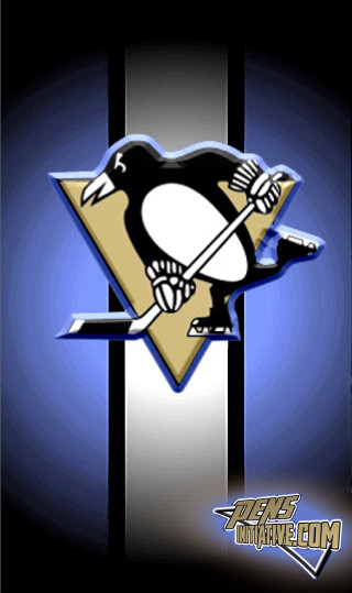 Penguins logo stripe background digital - gritty free wallpaper