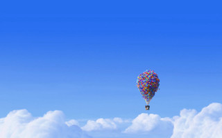 Colorful hot air balloon clouds - the sky above clouds free wallpaper