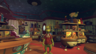 Cartoon character room shelves items - a screenshot free wallpaper for desktop