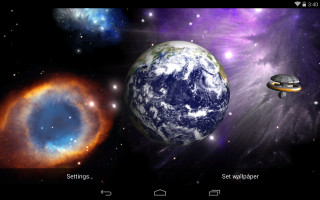 Computer screen planetary object star - space art free wallpaper