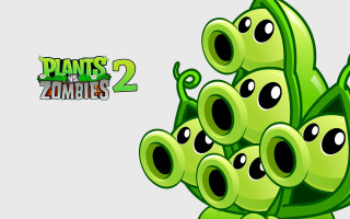 Plants vs zombies 2 eyes - 2 d game art free wallpaper