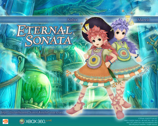 Eternal sonata girls castle starry - amano free wallpaper