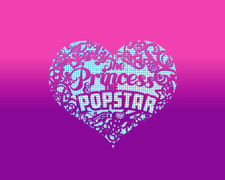 Heart princess pink background image - a pop art painting free wallpaper