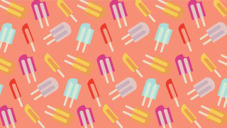 Popsicle pattern pink background colorful - evaline ness free wallpaper for desktop