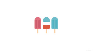 Pop art couple pops blue - a white surface free wallpaper