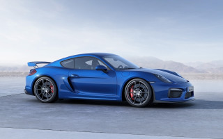 Blue sports car parking lot 18 - a parking lot free wallpaper