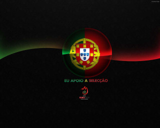 Soccerball portugal flag digital almada - the dark background free wallpaper