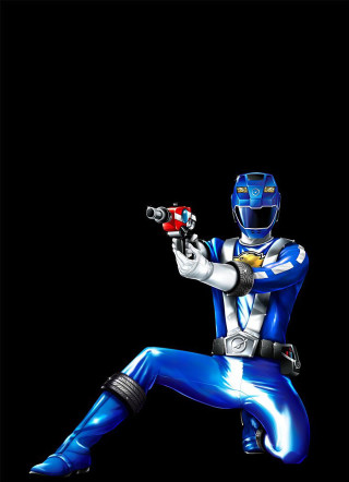 Man blue suit gun pointing - adam rex free wallpaper