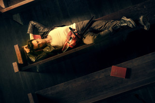 Man laying bench gun hand - a man free wallpaper