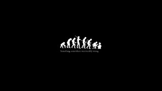 Black background white silhouette man - charles martin free wallpaper