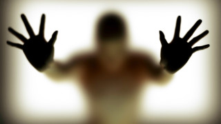 Person hands window blurry background - free sci-fi wallpaper