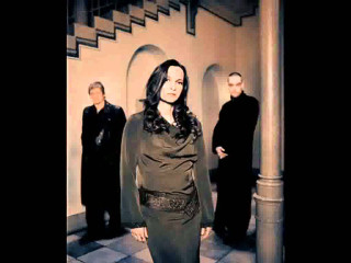 Woman black dress hallway people - other person free wallpaper