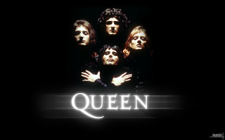 Queen band dark background image - brian fies free wallpaper