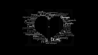 Black white photo letter d - depth free wallpaper