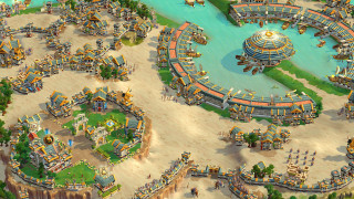 City fountain park computer generated - a computer free wallpaper