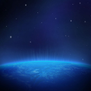 Earth view space stars blue - the sky above free wallpaper
