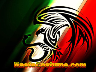 Colorful lion black red face - vivid free wallpaper