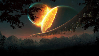 Star sky planet background distant - a computer free wallpaper