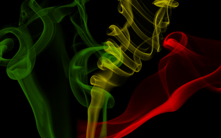 Red green smoke dark background - the dark background free wallpaper