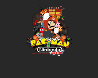 Nintendo logo mario luigi background - digital art free wallpaper for desktop