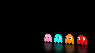 Pacman group pixel art beeple - 2 d sprite free wallpaper