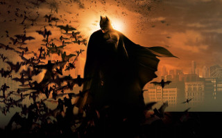Batman city bats flying sunshine - the city free wallpaper