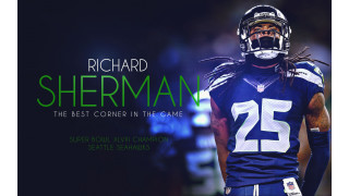Football player face painted sherman - a football player free wallpaper