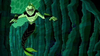 Cartoon character running cave fish - a cave free wallpaper