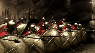 Roman soldiers cave fog smoke - exekia free wallpaper