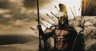 Gladiator man spear sword cloudy - weta digital free wallpaper