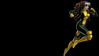 Woman yellow black running hands - alan davis free wallpaper