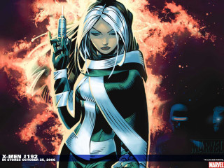 Woman black white outfit gun 4 - daphne allen free wallpaper