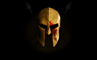 Spartan helmet blood dark background - dark soul free wallpaper