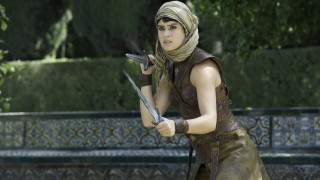 Woman costume sword holding action - a sword and a sword free wallpaper
