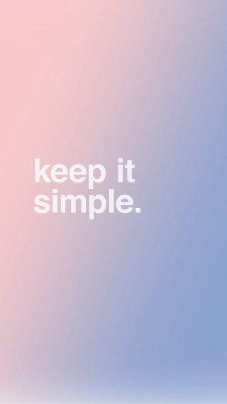Keep it simple pink blue - a minimalist painting free wallpaper