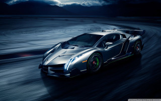 Silver sports car night track - andrew law free wallpaper
