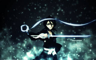 Woman holding sword stars sky - the background and a sky full free wallpaper