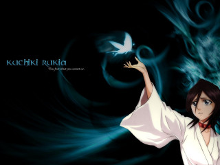 Woman white bird black background - a blue swirl free wallpaper