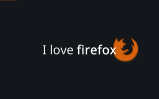 Firefox love white letters black - white letter free wallpaper
