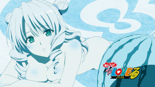 Anime girl bed blue background - the wall free wallpaper