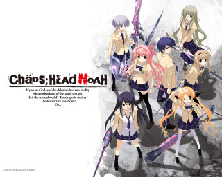 Anime girls swords chaos head - a group of anime girls free wallpaper
