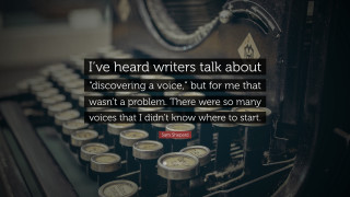 Quote typewriter discovering voice writer - constance copeman free wallpaper