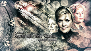 Blonde woman clock wall background - alison kinnaird free wallpaper